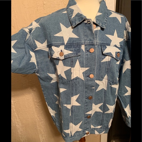 🌟🌟Last One🌟🌟Star Denim Jacket - Picture 8 of 8